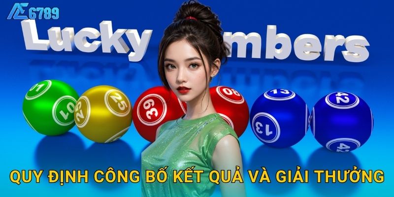Quy định công bố kết quả và giải thưởng